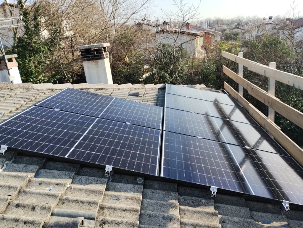 foto impianto fotovoltaico domestico di treviso provincia